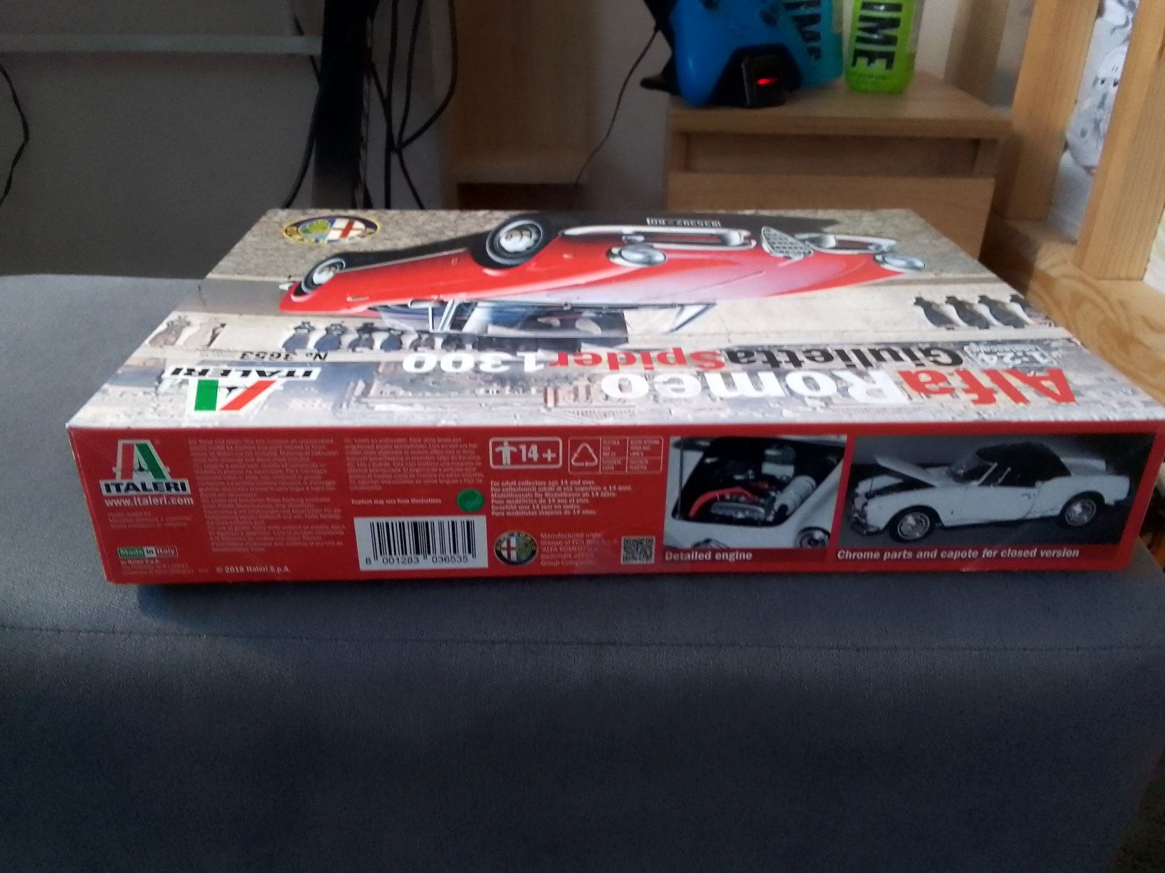 Alfa Romeo Gulietta spider 1300 ITALERI 1:24 UNIKAT