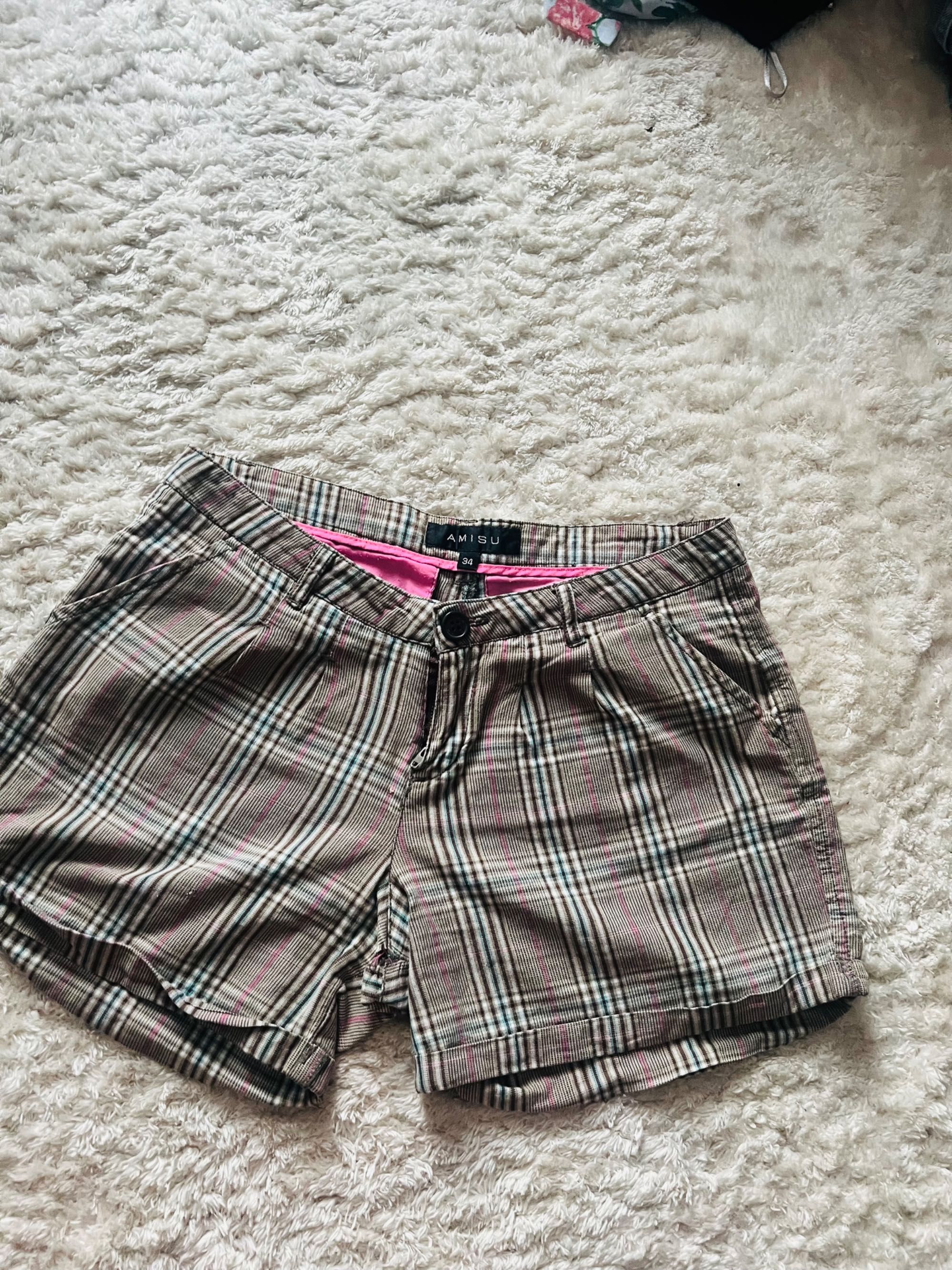 Spodenki w kratkę rozmiar 34/XS Amisu