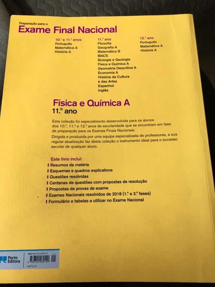 Preparacao Exame Final Nacional Fisica e Quimica A