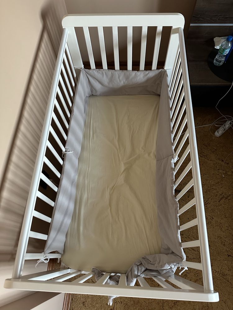 Łóżeczko niemowlęce Woodies Classic Cot 120x60