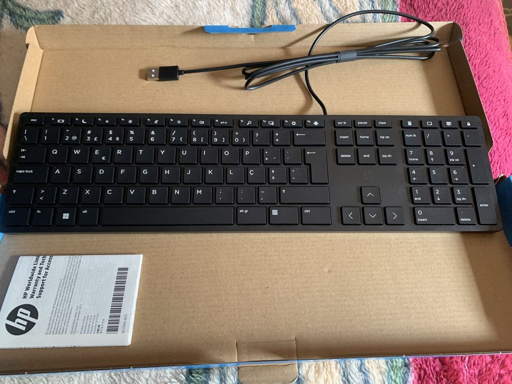 Teclado HP com fio Desktop 320K
