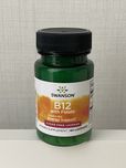 Витамин Б 12 с фолатом Swanson Vitamin B-12 1000mcg 60 пастилок США