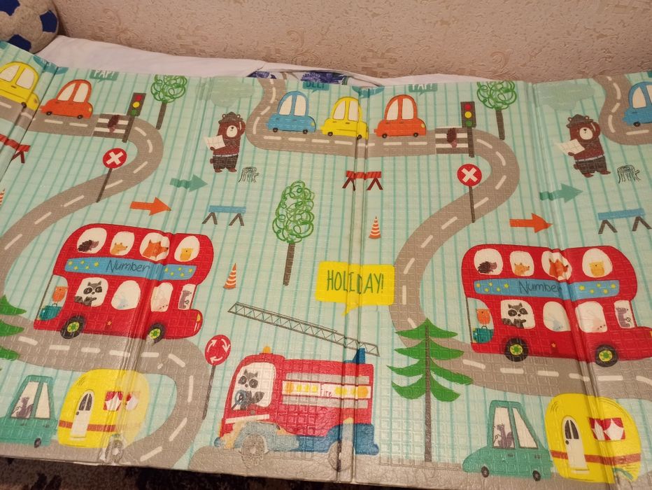 Коврик детский двухсторонний