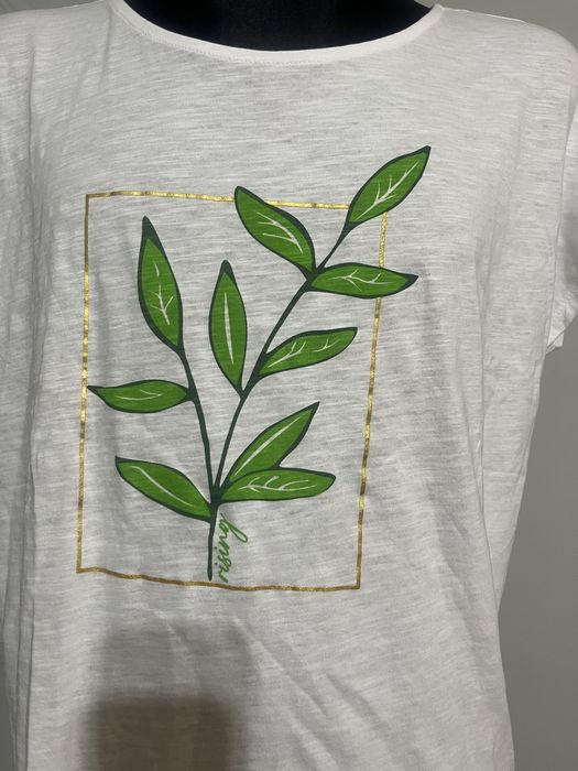 Bawełniana koszulka, damska bluzka z krótkim rękawem