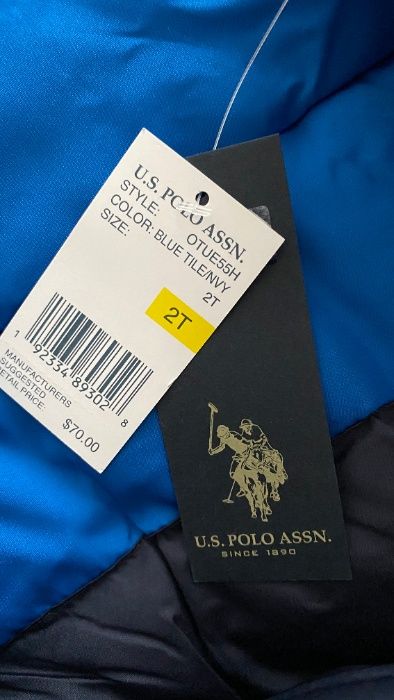 U.S. Polo Assn. Зимняя детская куртка