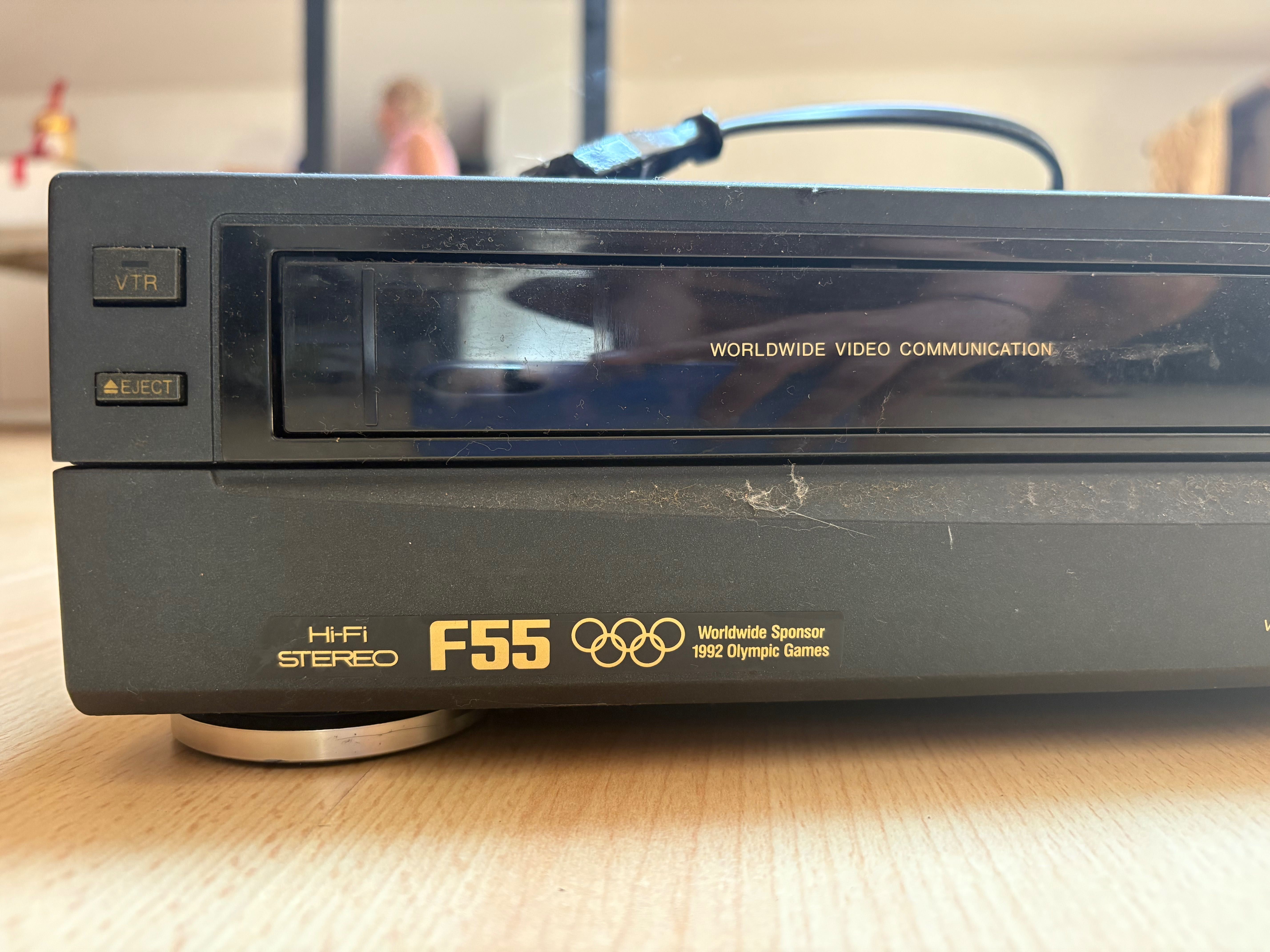Leitor de cassetes VHS Panasonic