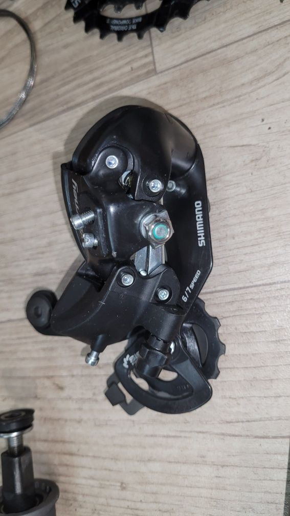Grupa napęd Shimano Tourney, zaciski BR-TX805