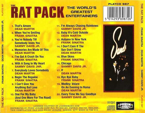 THE RAT PACK- The World's Greatest Entertainers-CD-nowa, folia