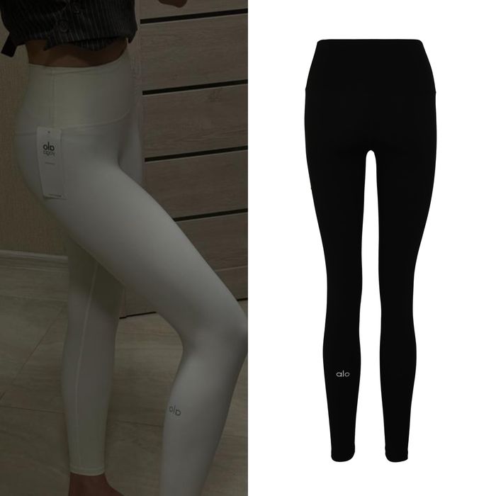 Легінси спортивні лосини Alo Yoga Stretch High Waist Sports Leggings