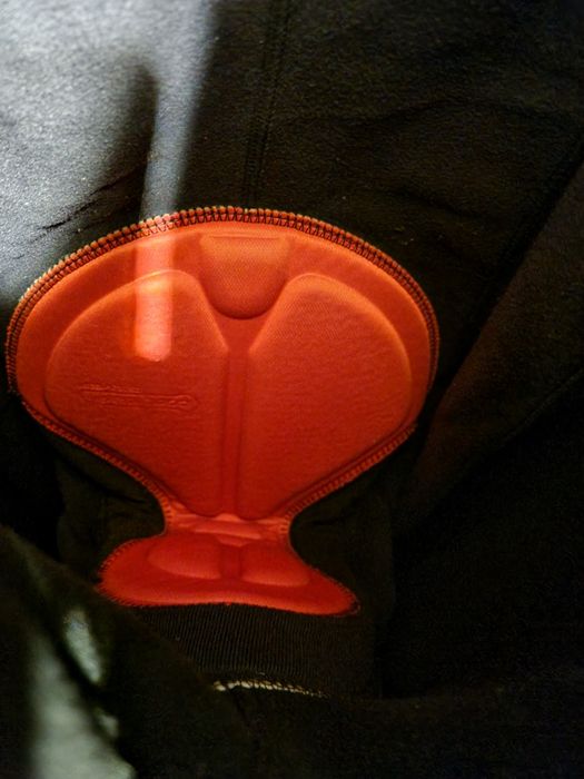 Crane sports kombinezon rowerowy czarny oddychający L  wkładką spodnie