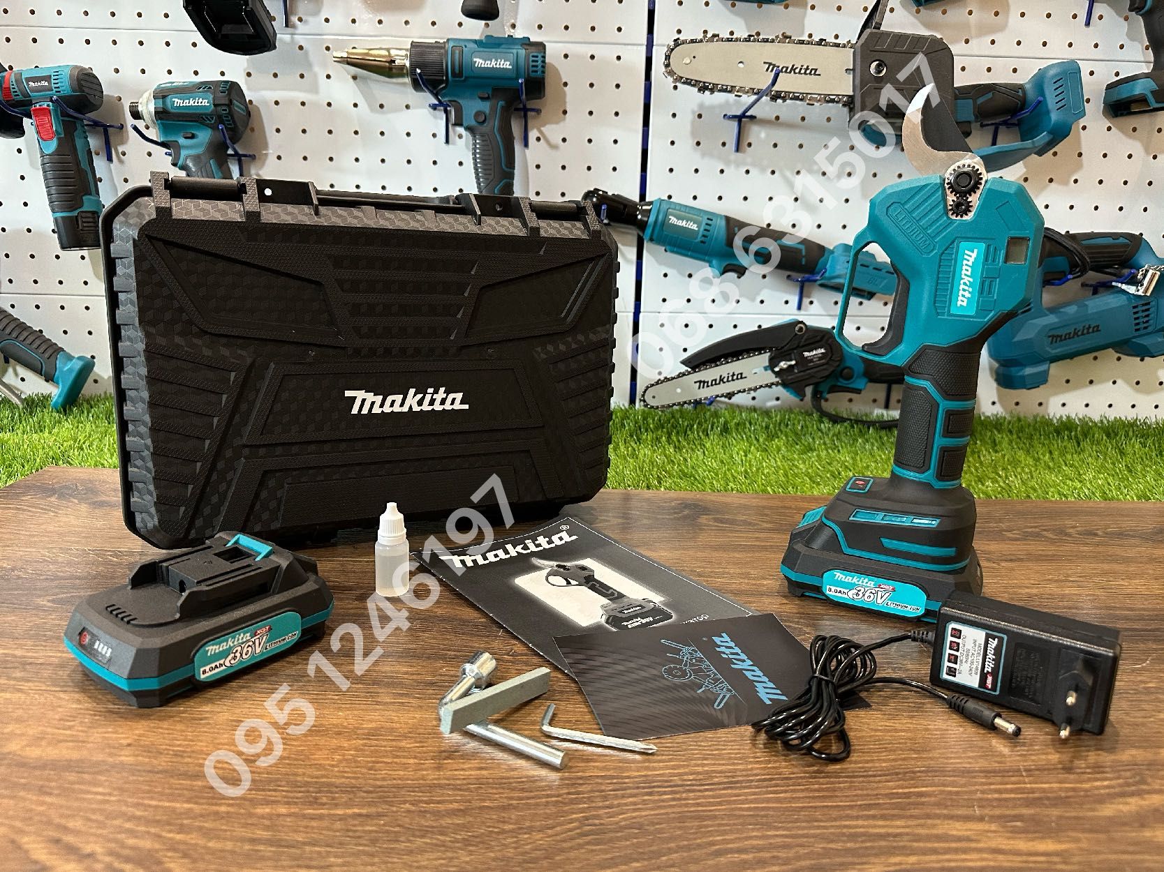 Аккумуляторный Секатор Makita DMT75BL с акб 36V 8Ah кусторез веткорез