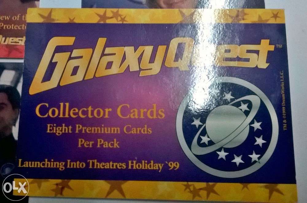 Set 8 cartas diferentes da série Galaxy Quest de 99 estando como Novas