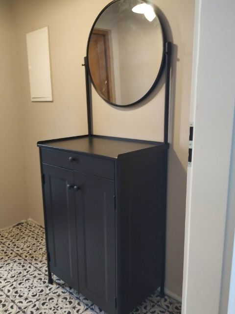 Toaletka KORNSJO IKEA stan idealny czarna