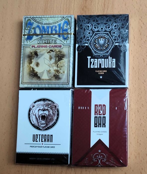Baralho de Cartas Zombie, Tzarovka, Veteran e Red Bar