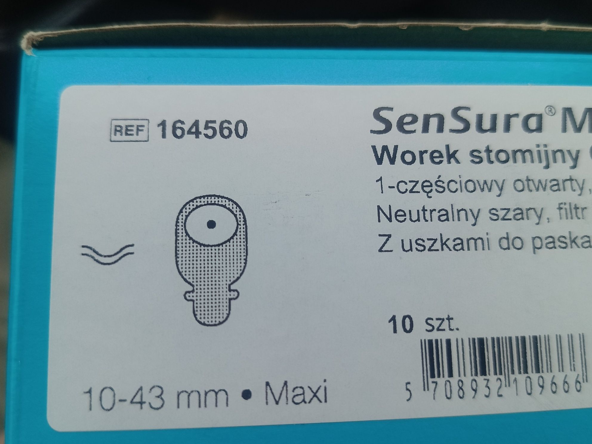 Worki stomijne  Sensura Mio Convex Deep 10-43mm