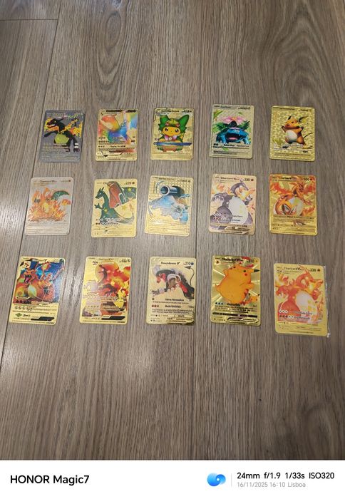 Cartas de Pokémon de ferro que já não coleciono.