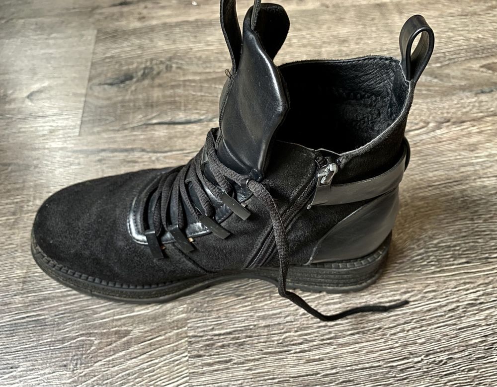 Зимові черевики чорні унісекс