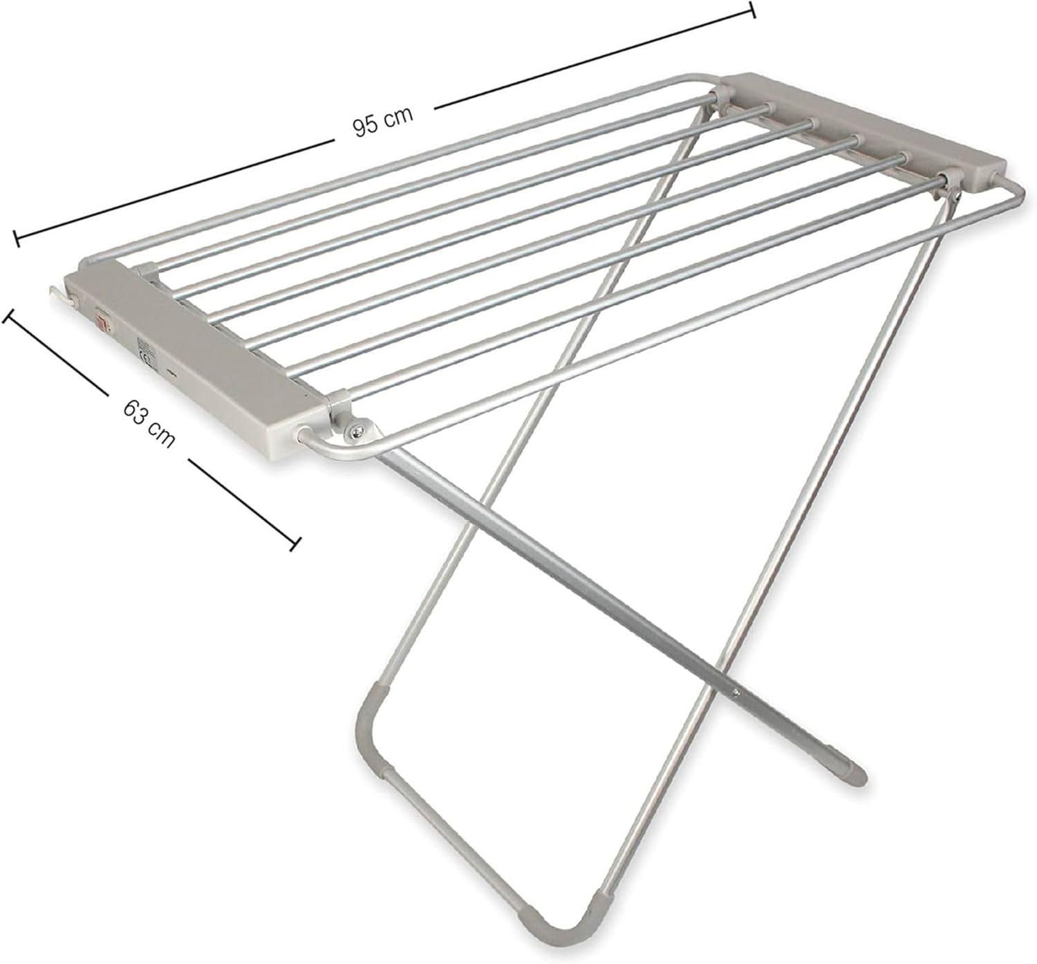 FISHTEC Elektryczna suszarka do ubrań 95x63x74 cm