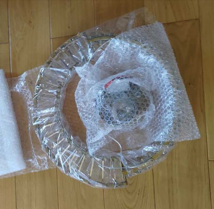 Bohemia Half 40AL Lampa wisząca ring 40cm mosiądz