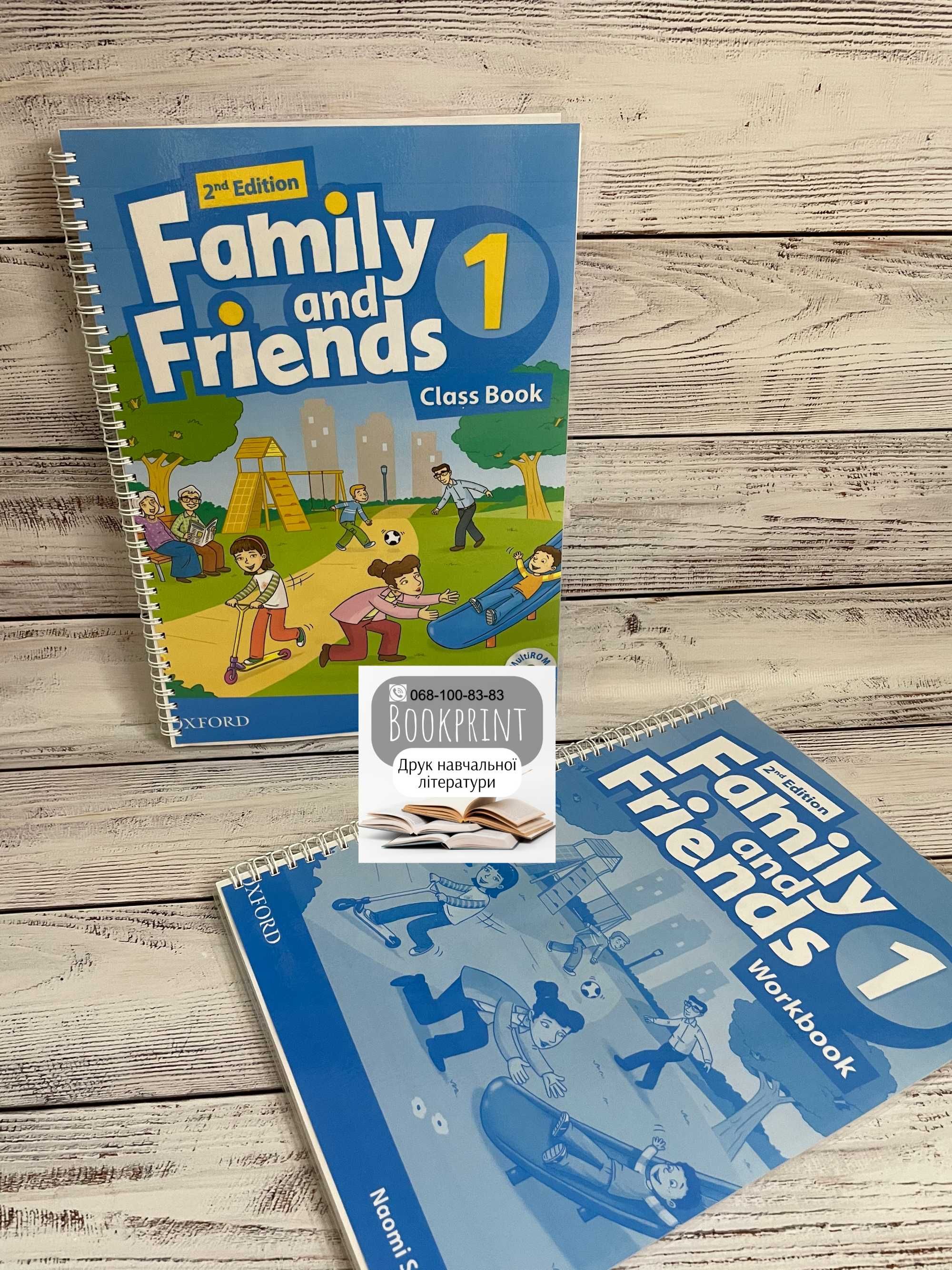 Family and friends 2nd ed 1,2,3,4,5,6 книга+зошит