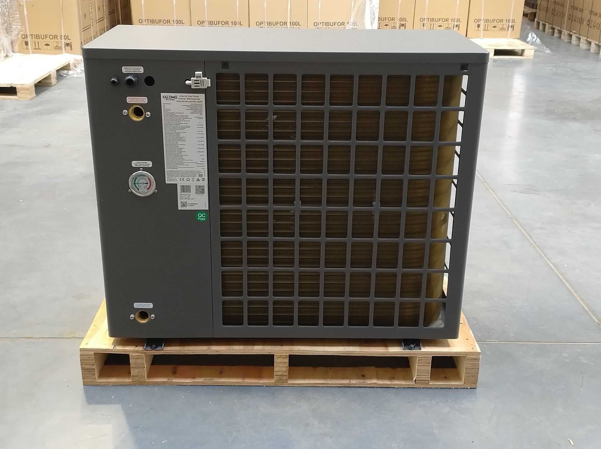 POMPA CIEPŁA OZEME Heat Optima 8 EVI R32 WIFI 100% Inverter Panasonic