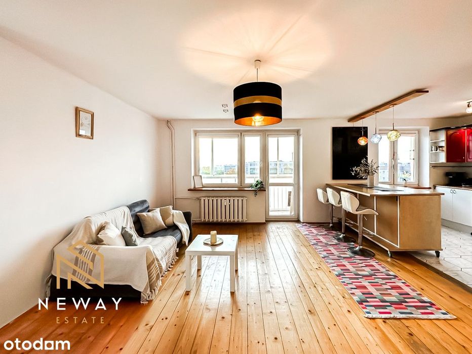 Dwupoziomowe mieszkanie z pięknym widokiem