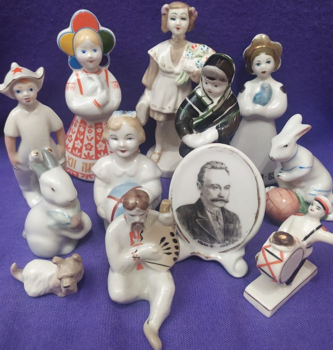 фарфоровые статуэтки, миниатюры, ссср