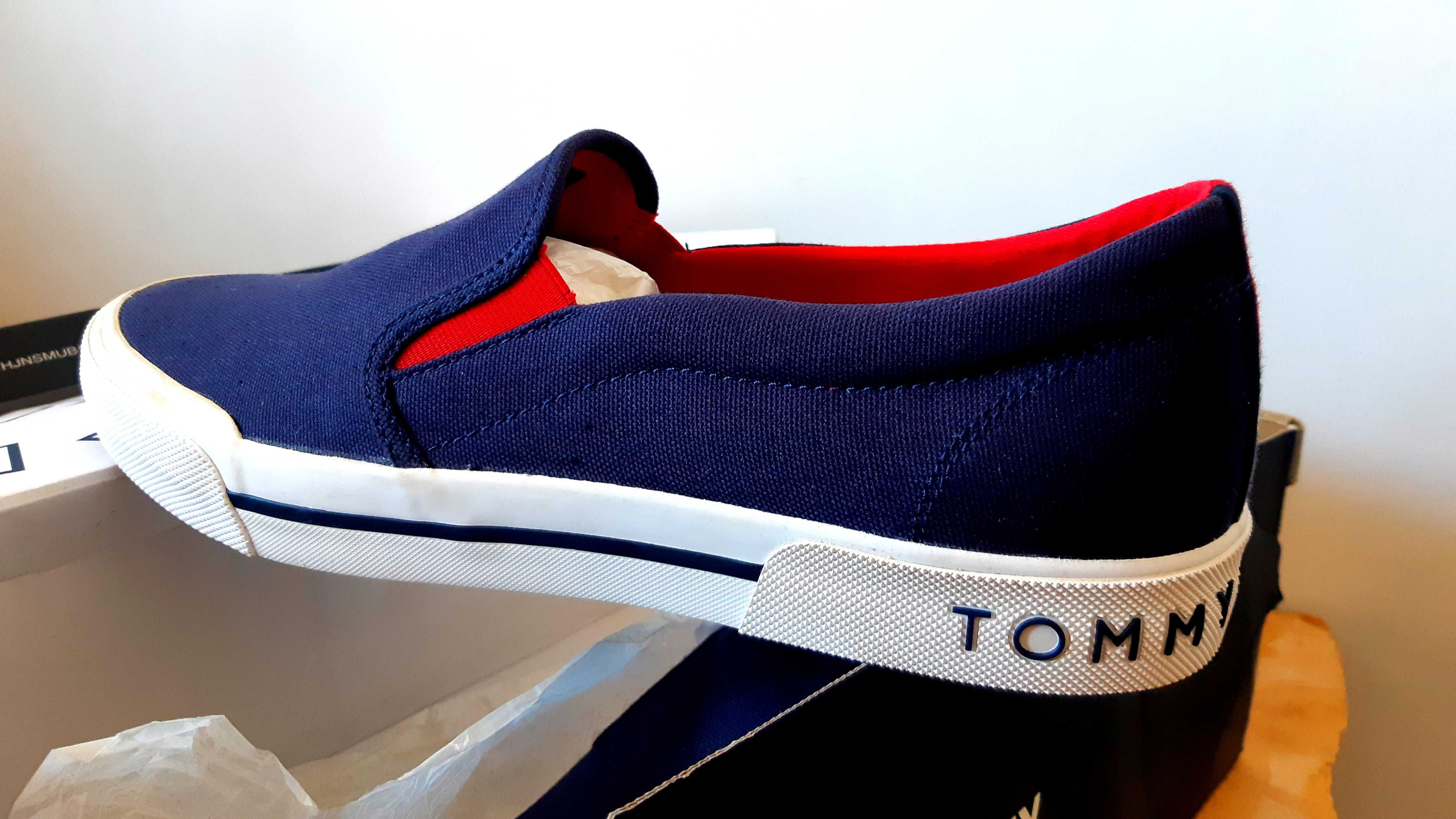 Tommy Hilfiger Heritage Slip On snekers mokasyny żeglarskie