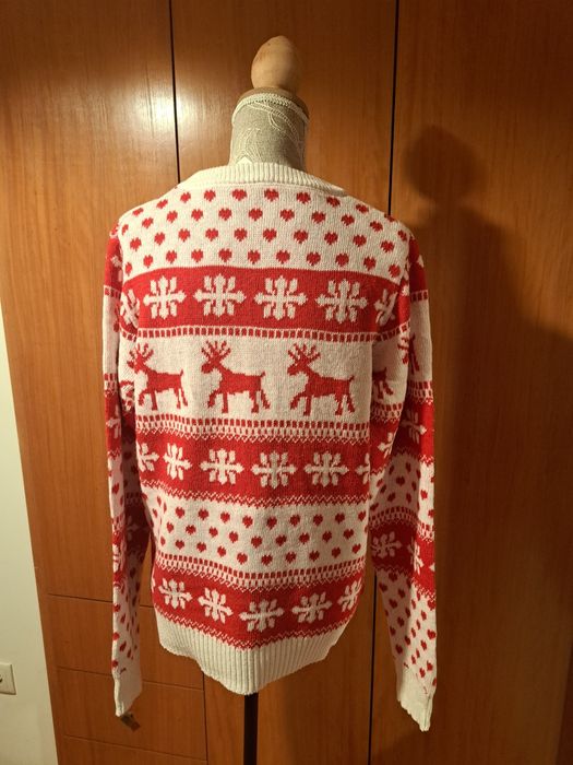 Camisola Malha com motivos de Natal-T.S/M Super Confortável
