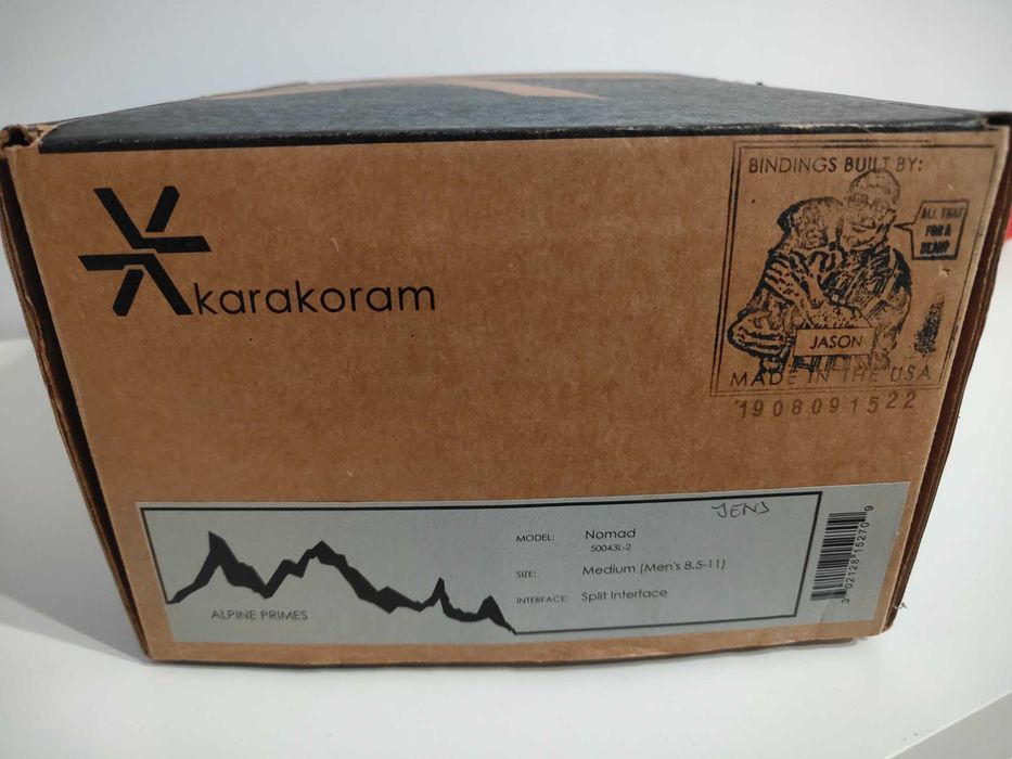 Wiązania splitboardowe Karakoram Nomad rozmiar M splitboard snowboard