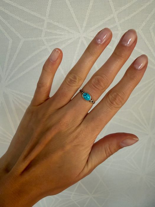 Pierścionek Warmet|srebro 800|stan bardzo dobry|biżuteria PRL| Vintage