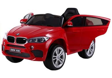 Auto na Akumulator BMW X6 M F16 Skóra EVA 90Watt Czerwony