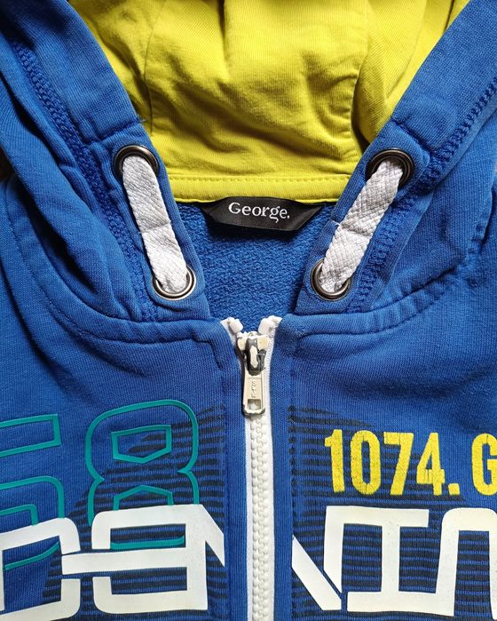 2 bluzy, zapinane, dla chłopca, r. 134