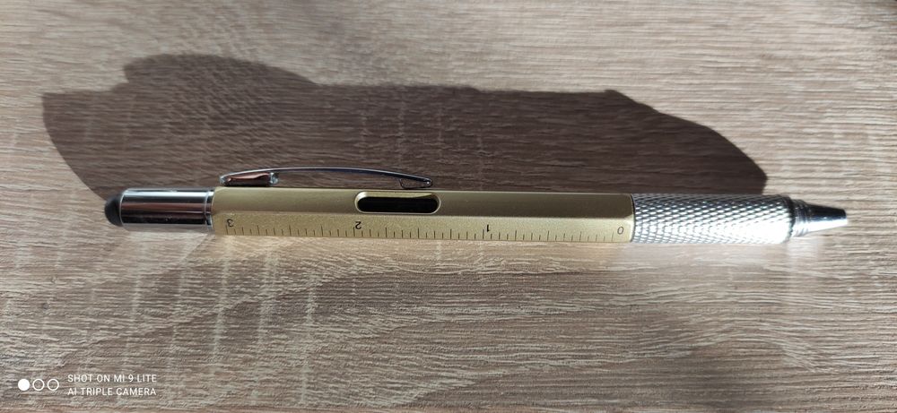 Wielofunkcyjny długopis techn. 6w1, kieszonkowe narzędzie techniczne