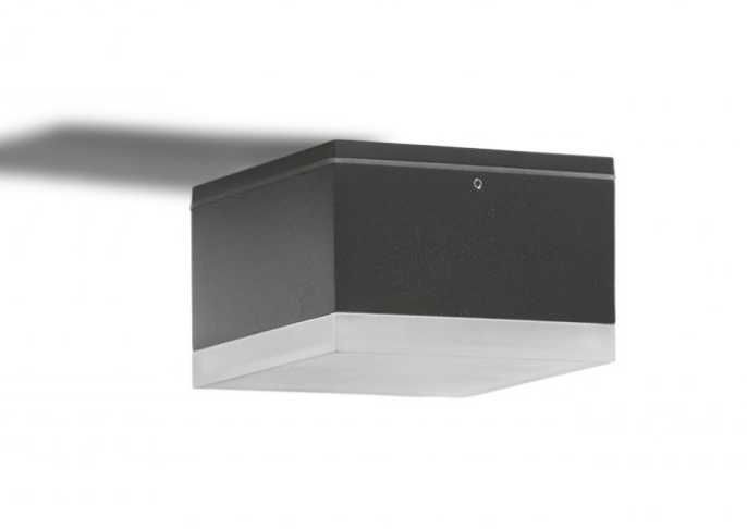 Azzardo Apulia S IP54 lampa natynkowa - Dark Grey/Graphite - NOWA