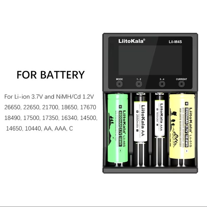 Зарядное устройство LitoKala Lii-M4s