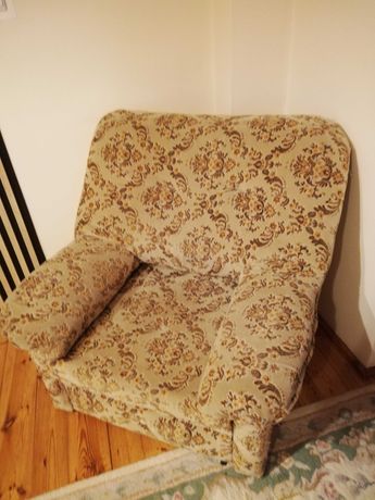 Fotel tapicerowany pojedynczy rozkładany z możliwością spania "1"