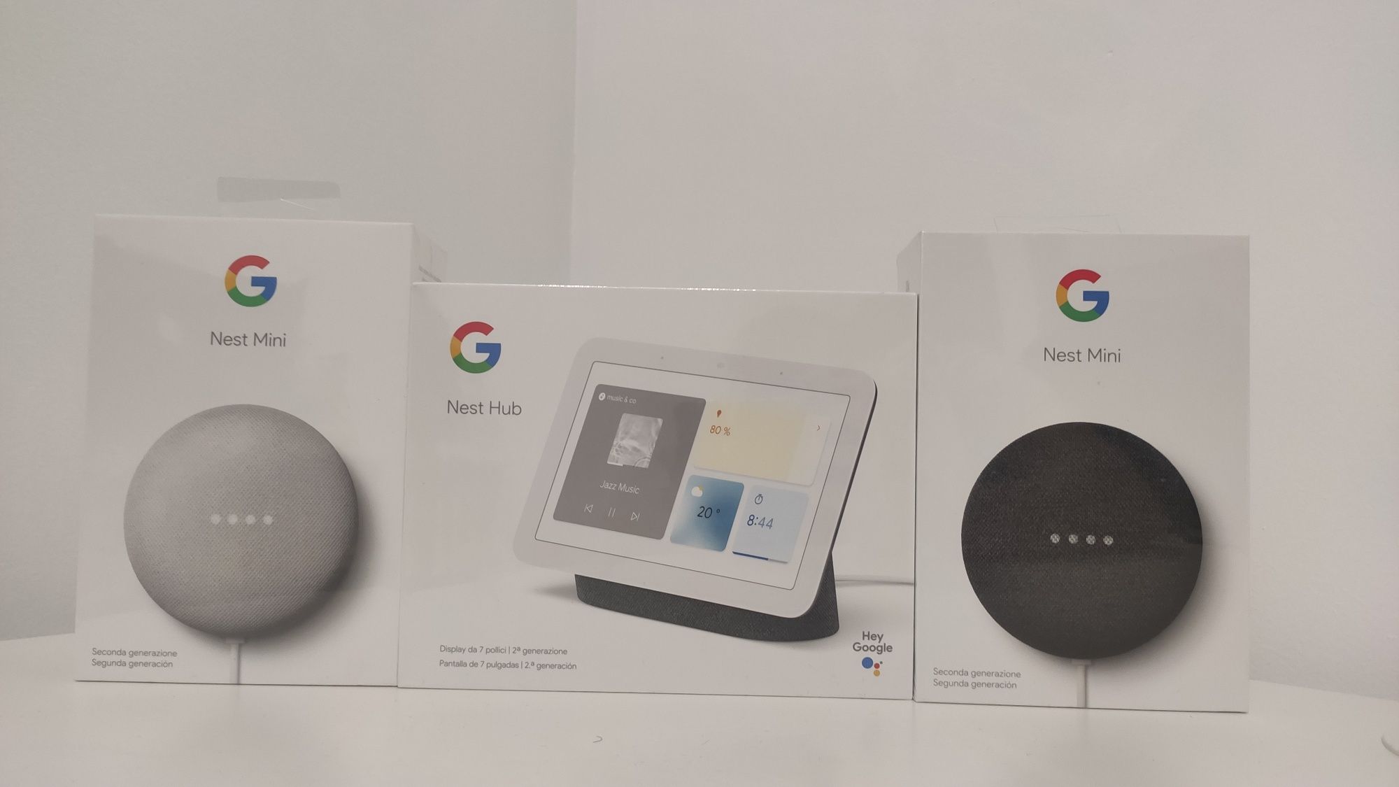 Google nest mini hub lenovo smart clock