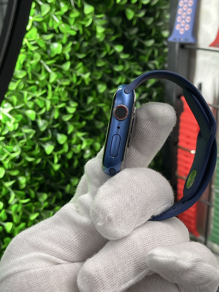 Apple Watch 7 45mm Blue Магазин, Гарантія, Вибір