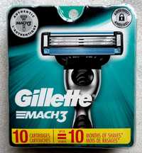 Gillette Mach3 (оригинал), 10 картриджей