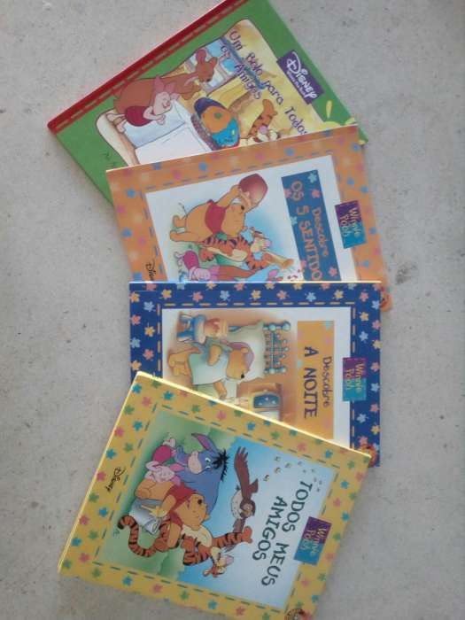 4 Livros novos Winnie the Pooh