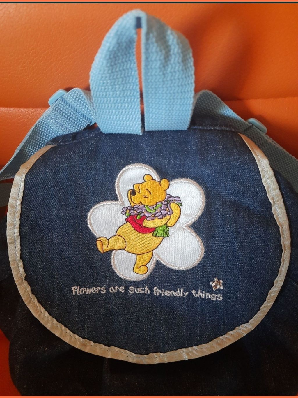 Джинсовий дитячий рюкзачок від Disney.