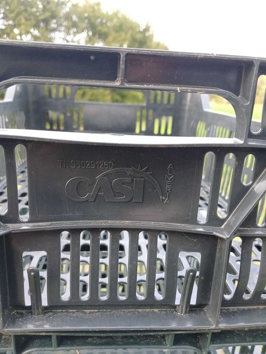 Skrzynki plastikowe do pieczarek Casi  mocne wym.40×30×15