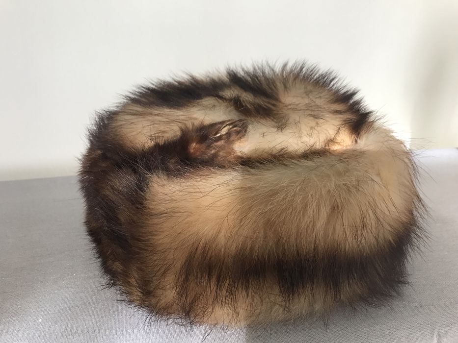 Czapka z lisa damska