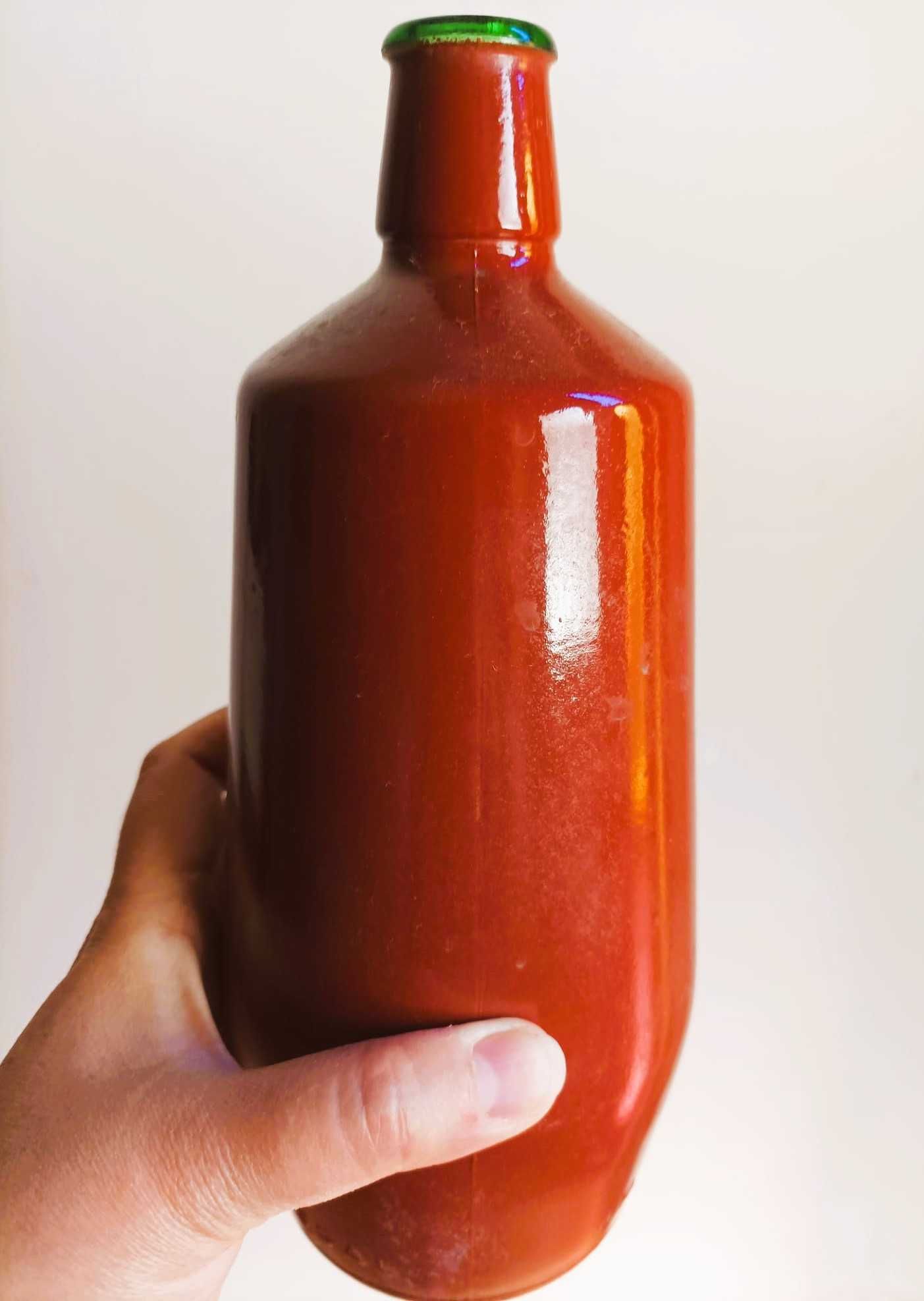 garrafa com revestimento a barro + caneca