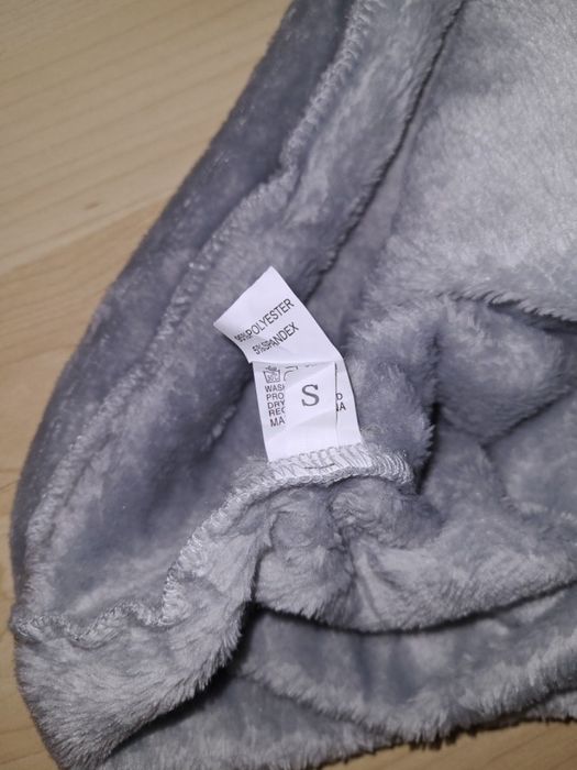 Піжамна кофта  плюшева з вушками вільного крою