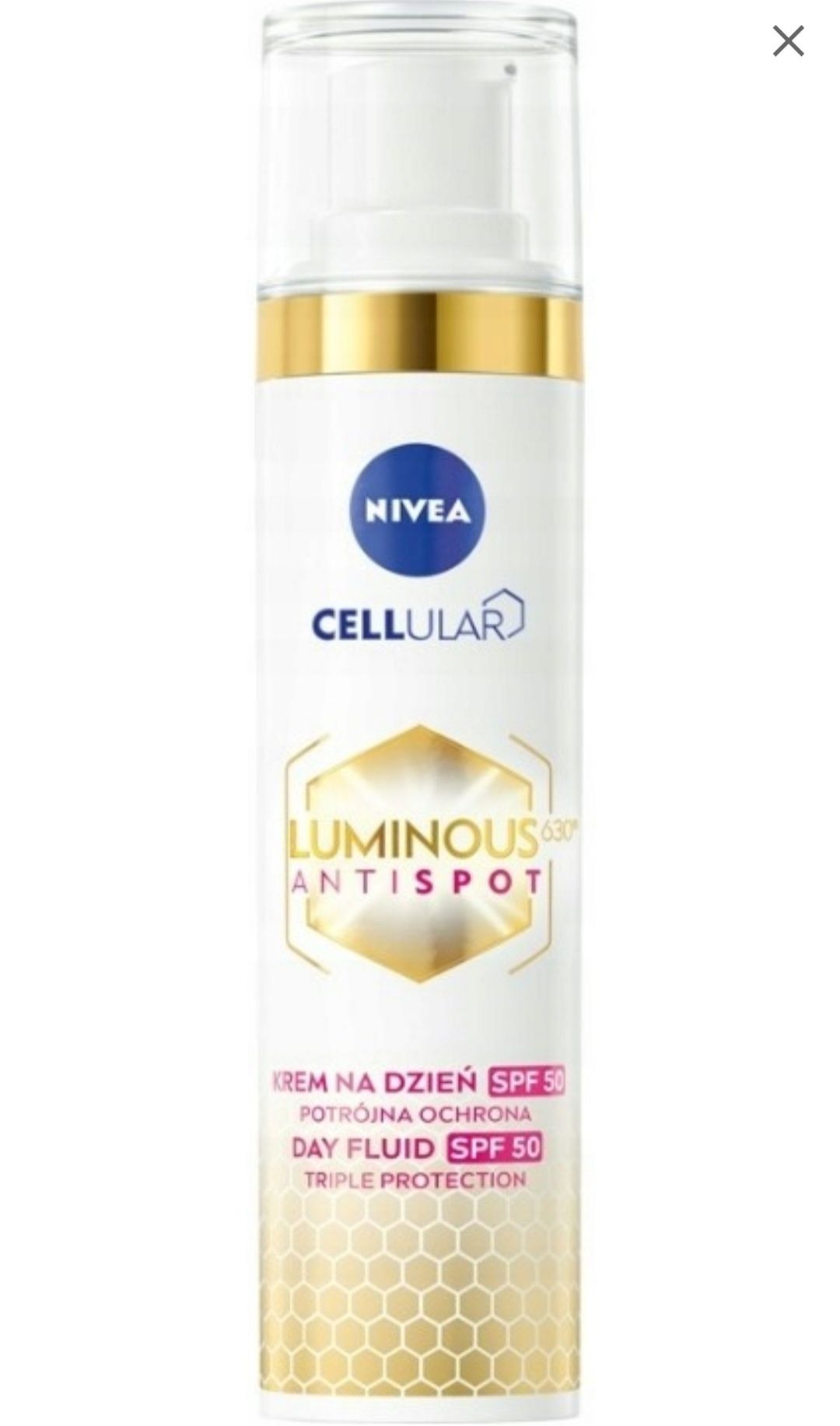 Nivea luminos krem na dzień przeciw przebarwieniom SPF 50