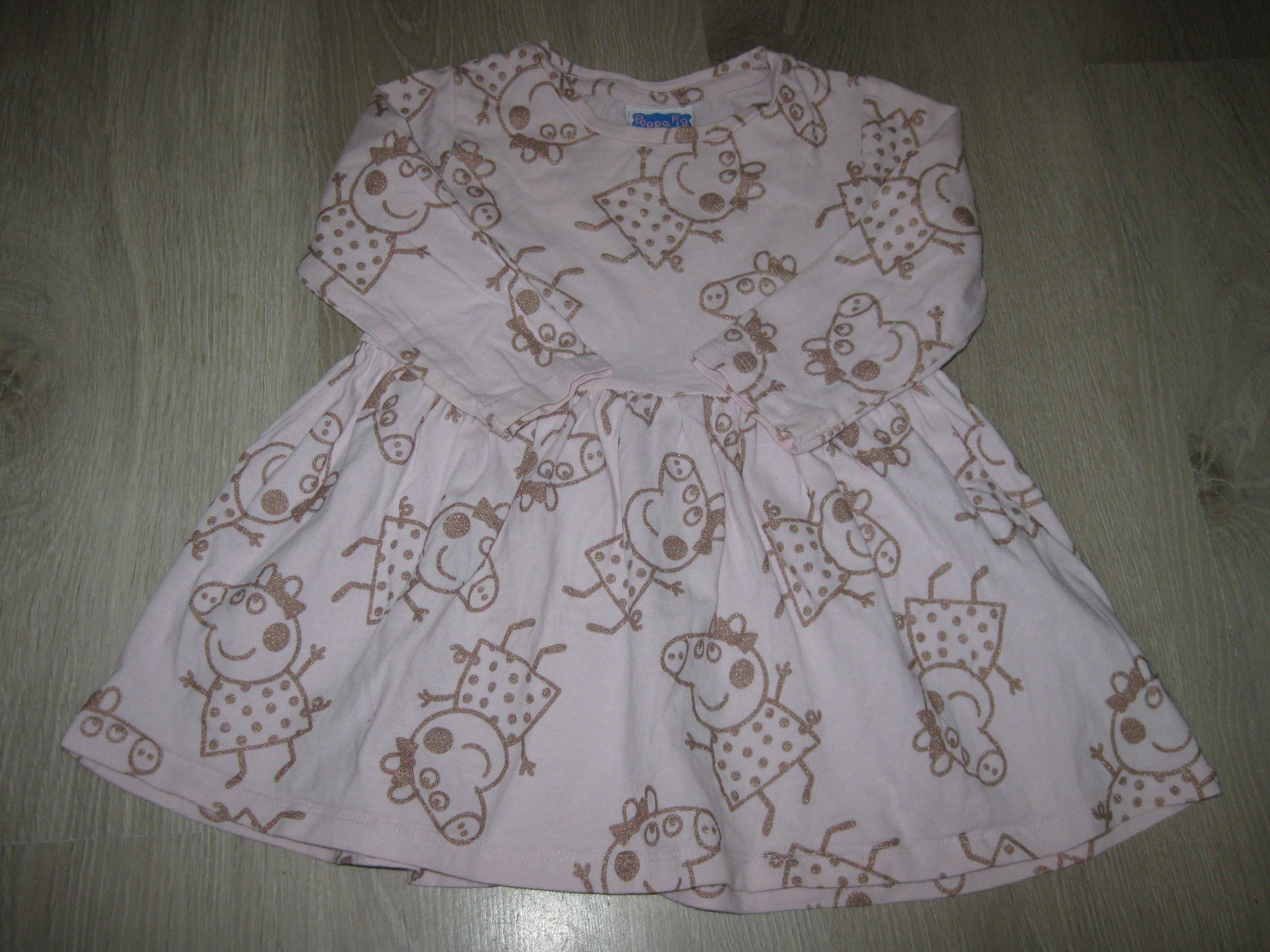 Peppa Pig sukienka rozmiar 80 cm 9-12 ms