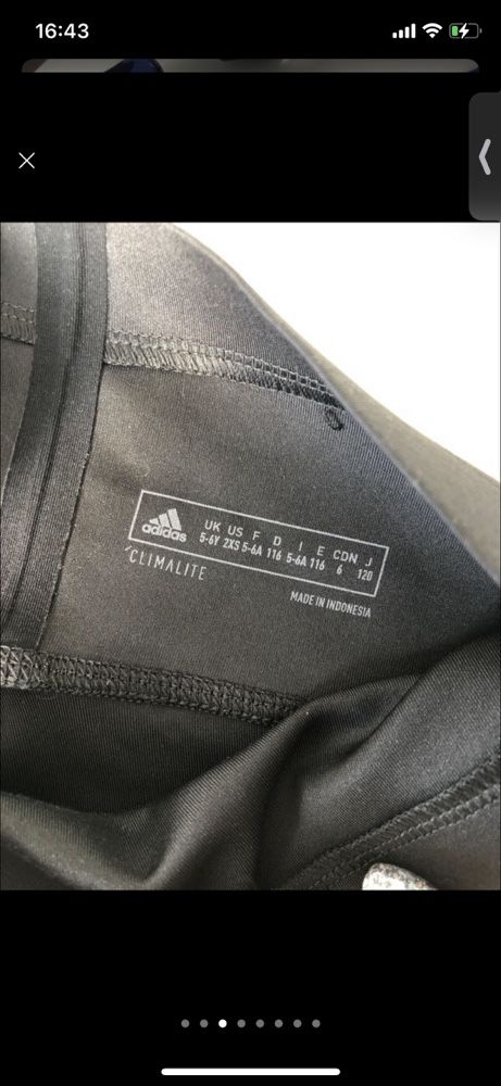 Детский спортивный костюм Adidas лосины adidas и футболка adidas