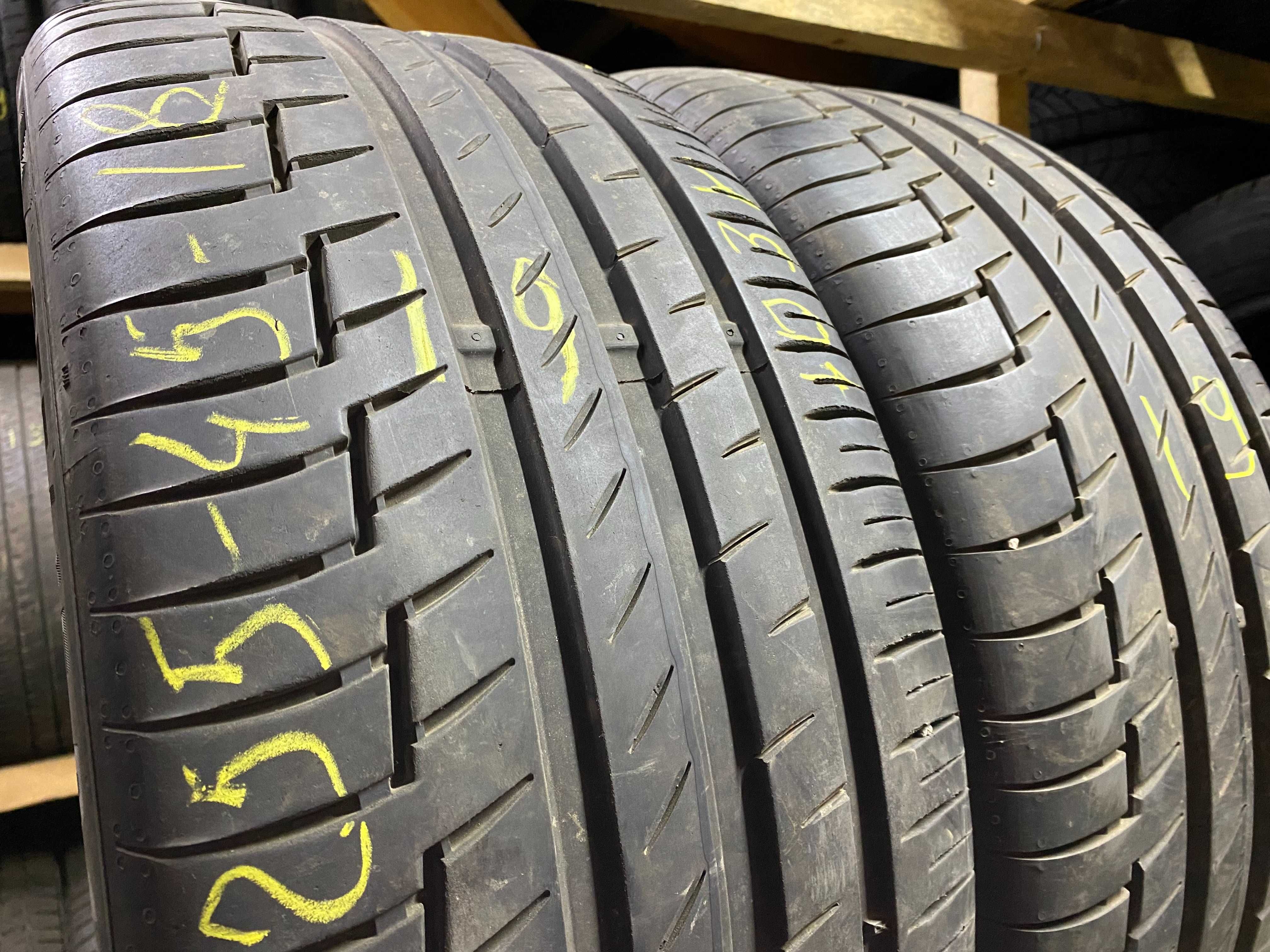 Шини літо 255/45R18 Continental PremiumContact6 7мм 19рік